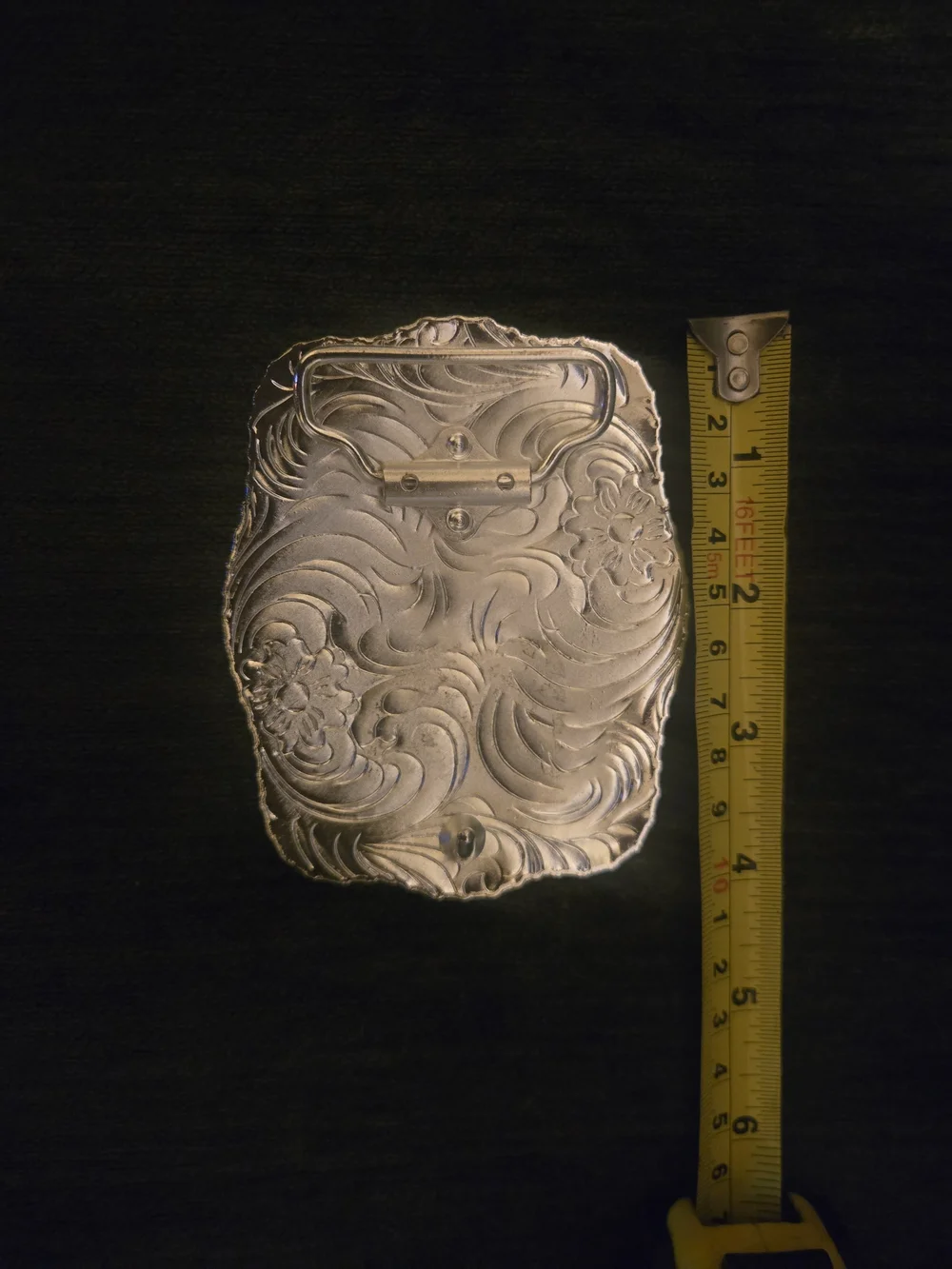 Belt Buckle World Champion Cowboy Gold & Silver Trophy